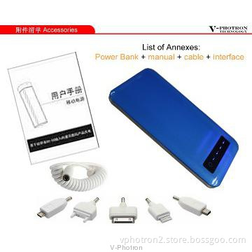 new design 4000mAh high capacity portable power bank for smart phone